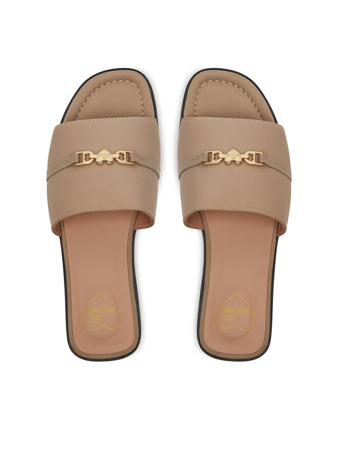 LOVE MOSCHINO Шльопанці LOVE MOSCHINO JA28082G1MIM0131 Бежевий