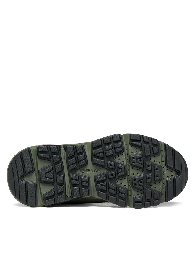 Geox Schnürschuhe Geox J Flexyper Plus Boy B Abx J66LCF 0FUCE C0033 M Dunkelgrün