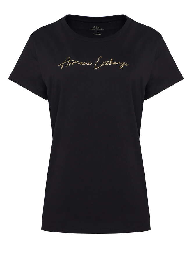 Armani Exchange Armani Exchange Camiseta XW001457 AF10356 MC021 Negro Regular Fit