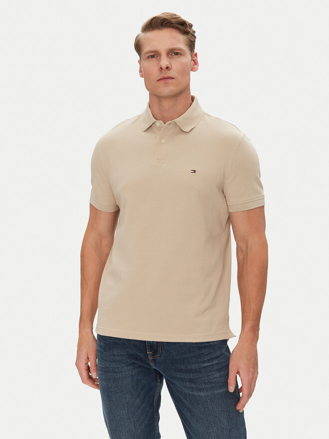 Tommy Hilfiger Tommy Hilfiger Poloshirt 1985 MW0MW17770 Beige Regular Fit