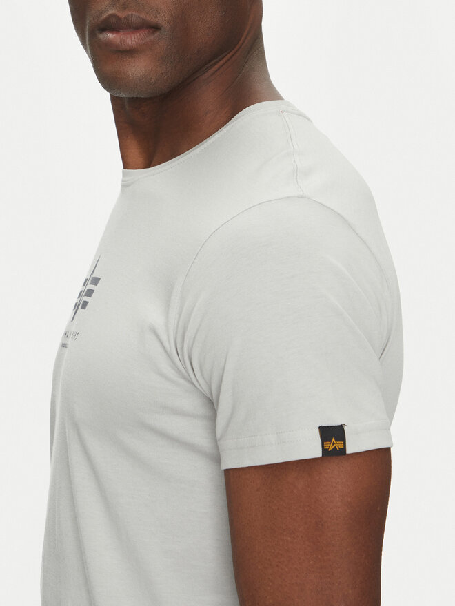 Alpha Industries Alpha Industries Camiseta Basic 118533 Gris Regular Fit