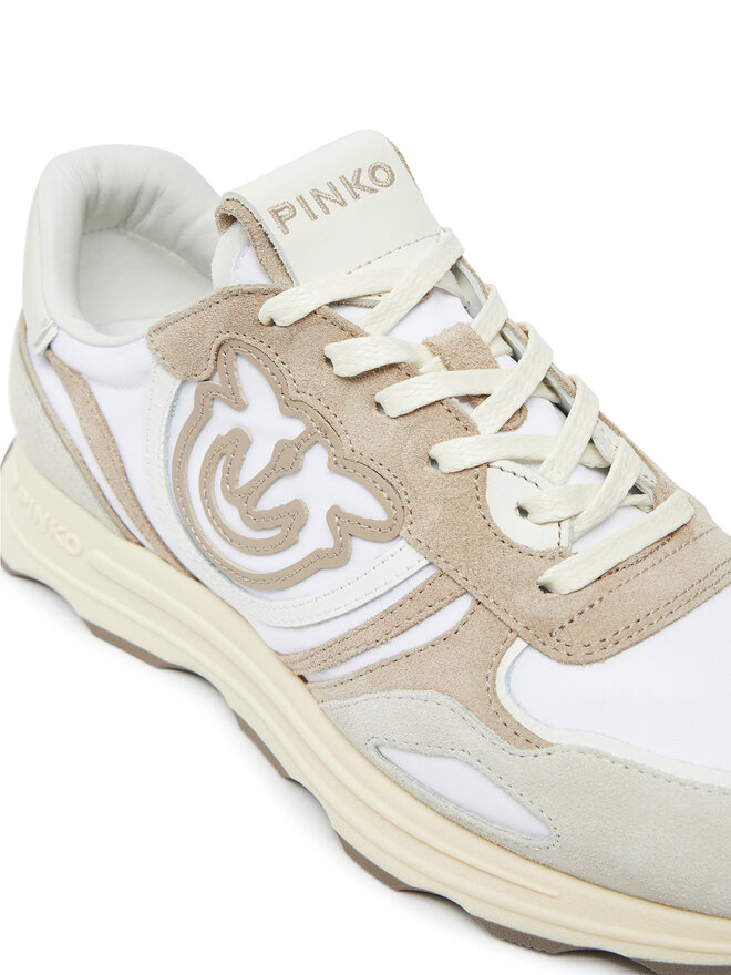 Sneakersy PINKO Zoe 01 SS0087P076 Beżowy | eobuwie.com.pl