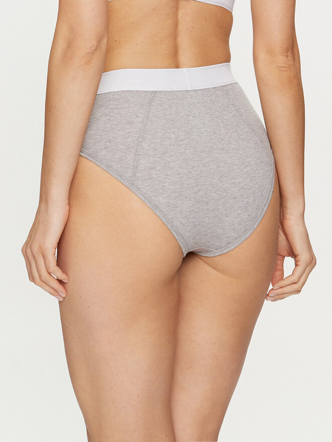 Versace Versace Klassischer Damenslip mit hoher Taille 1013505 Grau