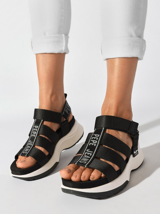 Pepe Jeans Sandalen Pepe Jeans Venus Point PLS90570 Schwarz