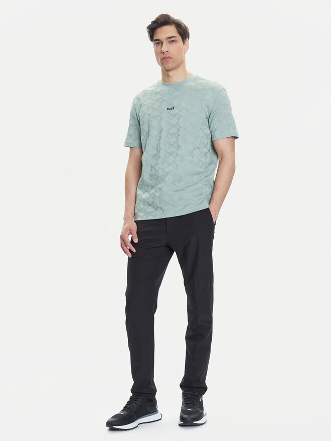 BOSS BOSS Camiseta 50538184 Verde Relaxed Fit