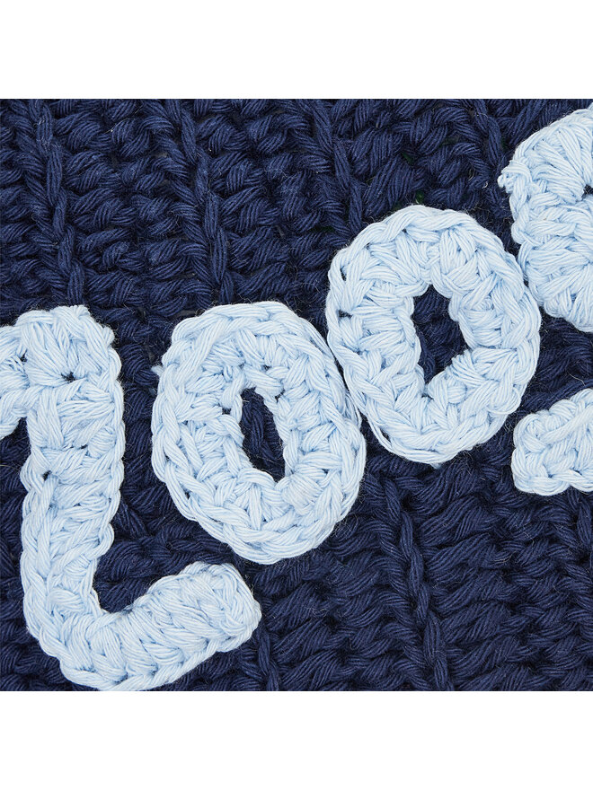 2005 Σκούφος 2005 Crocheted Beanie Σκούρο μπλε
