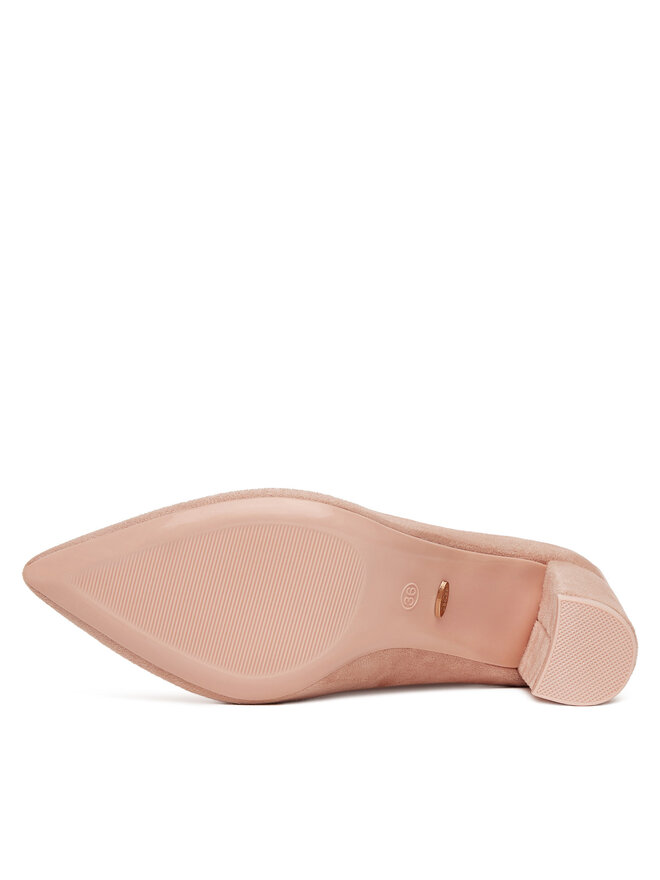 DeeZee Czółenka DeeZee DZ0010 LIGHT PINK SU Różowy