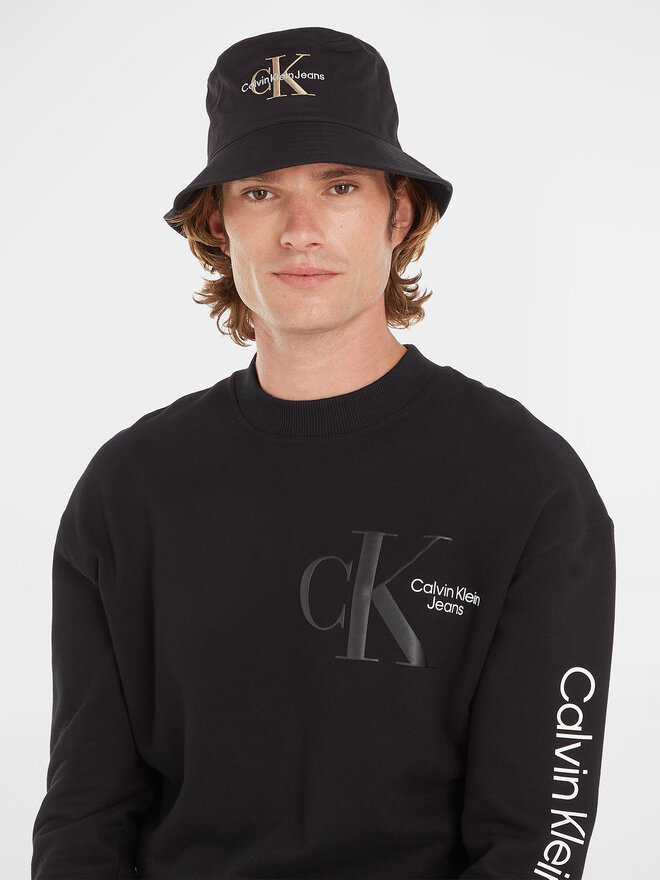 Calvin Klein Jeans Kapelusz Calvin Klein Jeans Monogram Bucket Hat K50K510788 Czarny
