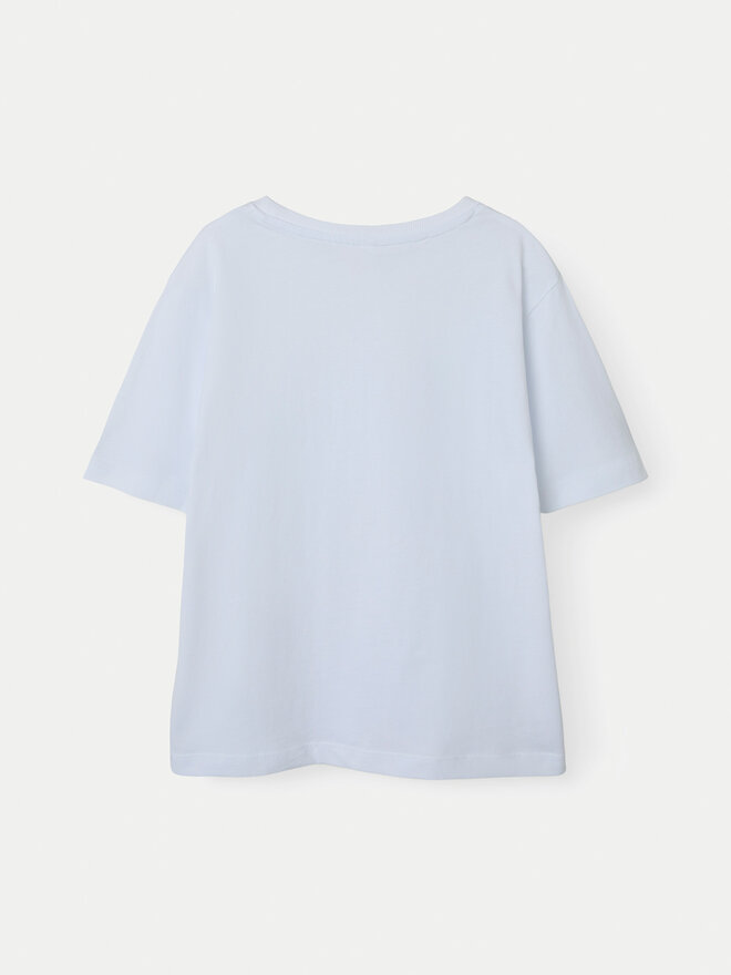 NAME IT NAME IT Marškinėliai Vobbo 13238968 Balta Loose Fit