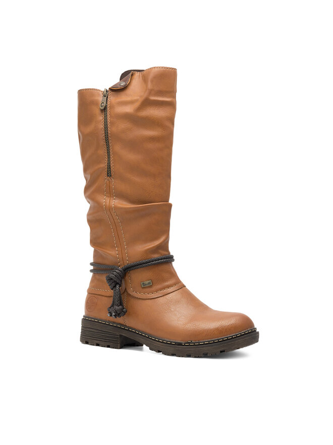 Rieker Kozaki Rieker Z4758-24 Brązowy