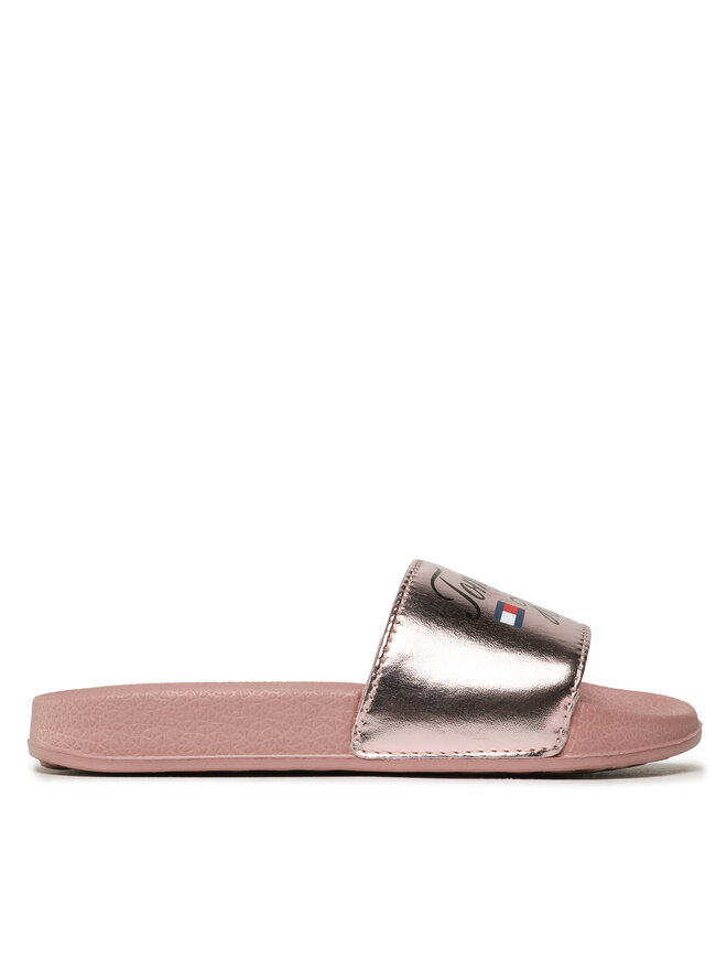 Tommy Hilfiger Klapki Tommy Hilfiger Logo Pool Slide T3A0-32799-1367 Różowy