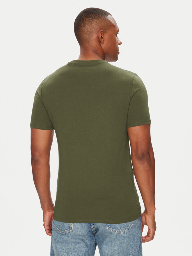 Guess Guess T-Shirt M2YI36 I3Z14 Grün Slim Fit