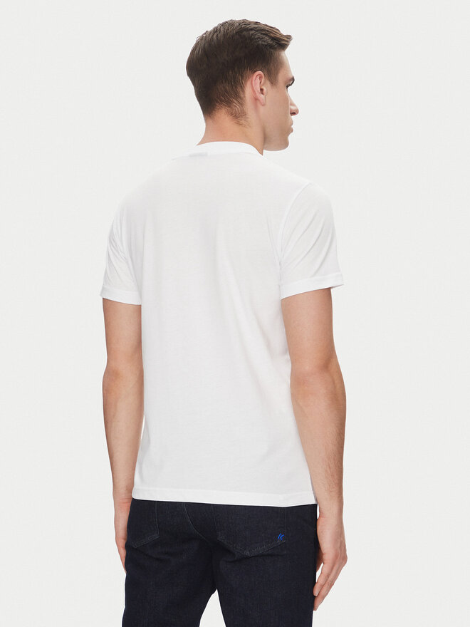 Karl Lagerfeld Jeans Karl Lagerfeld Jeans Marškinėliai A2M17074 Balta Regular Fit