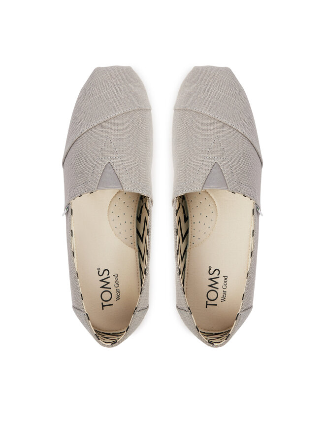 Toms Туфлі Toms Alpargata Classic 10020786 Сірий