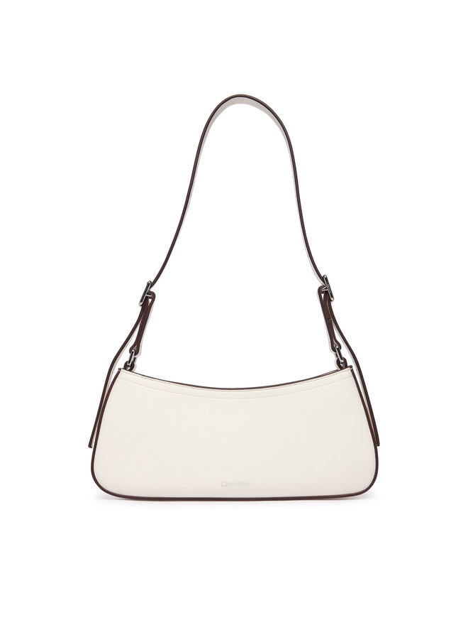 Calvin Klein Handtasche Calvin Klein Ck Small Shoulder Bag LV04F3170G Weiß