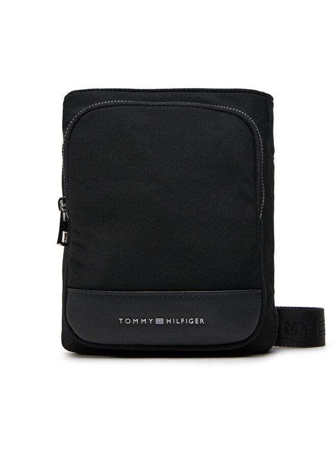 Tommy Hilfiger Τσαντάκι Tommy Hilfiger Th Business Nylon Mini Crossover AM0AM13193 Μαύρο