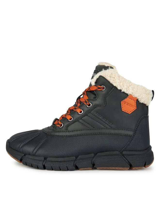 Geox Kozačky Geox J Flexyper Boy B Abx J269XE 0ME50 C0038 S Černá