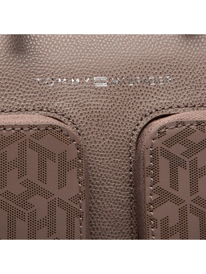Tommy Hilfiger Laptoptasche Tommy Hilfiger Business Leather Computer Bag AM0AM08459 Braun