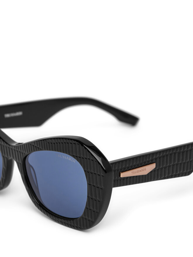 Trussardi Okulary przeciwsłoneczne Trussardi TSW9055 Czarny