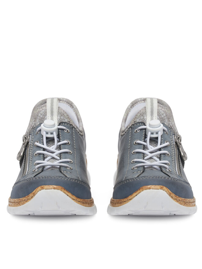 Rieker Sneakersy Rieker N42F2-14 Granatowy