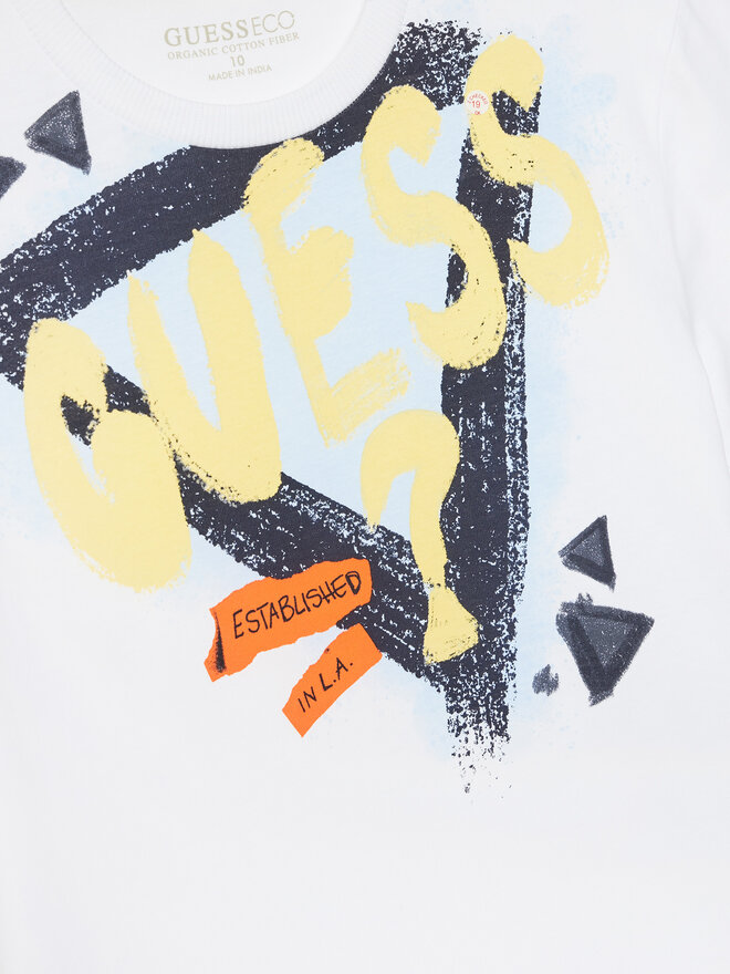 Guess Guess Футболка L5GI00 K8HM4 Білий Regular Fit