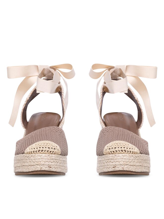 DeeZee Espadrilles DeeZee WS2509-001 Beige