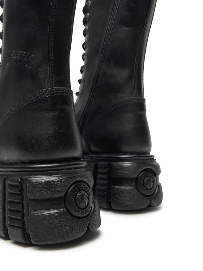 Schnürstiefel NEW ROCK M-MILI211-C14 Schwarz | eschuhe.de
