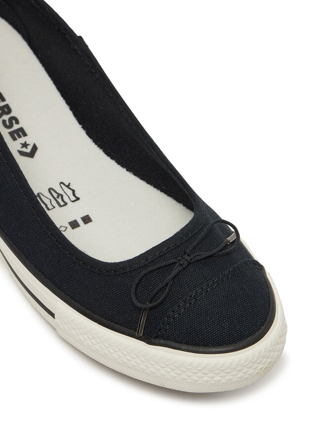 Converse Baleriny Converse Chuck Taylor All Star Dainty Ballerina A16210C Czarny