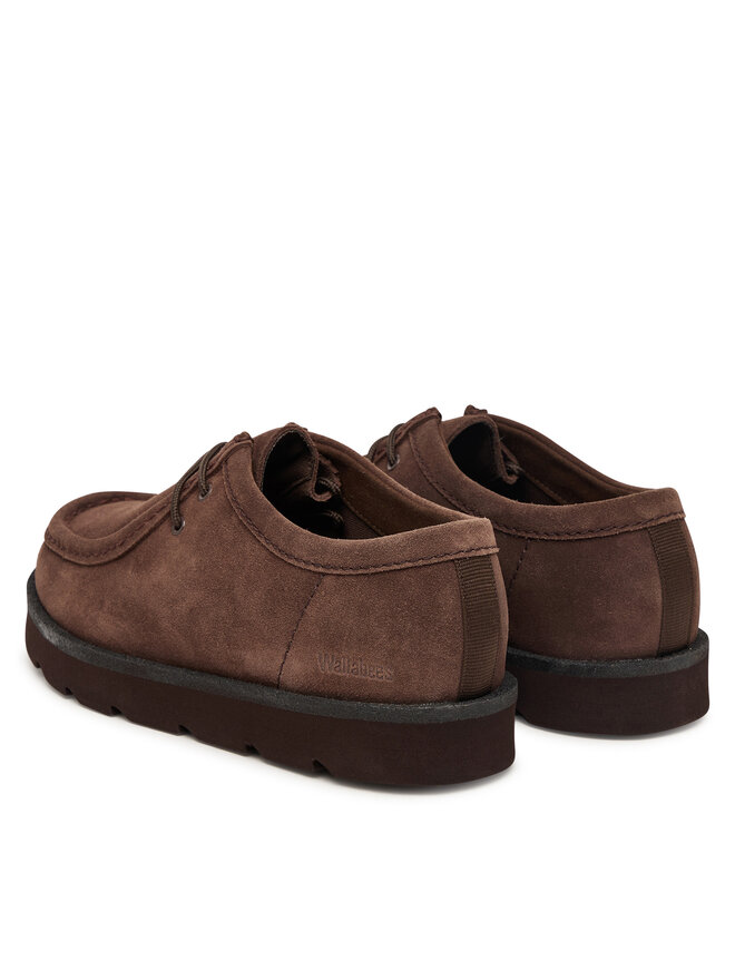 Clarks Туфлі Clarks Meare Walla 26182840 Темно-коричневий