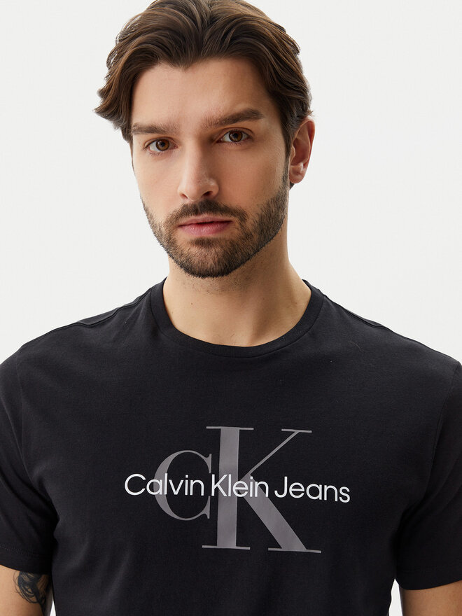 Calvin Klein Jeans Calvin Klein Jeans T-Shirt LV040EM286 Μαύρο Regular Fit