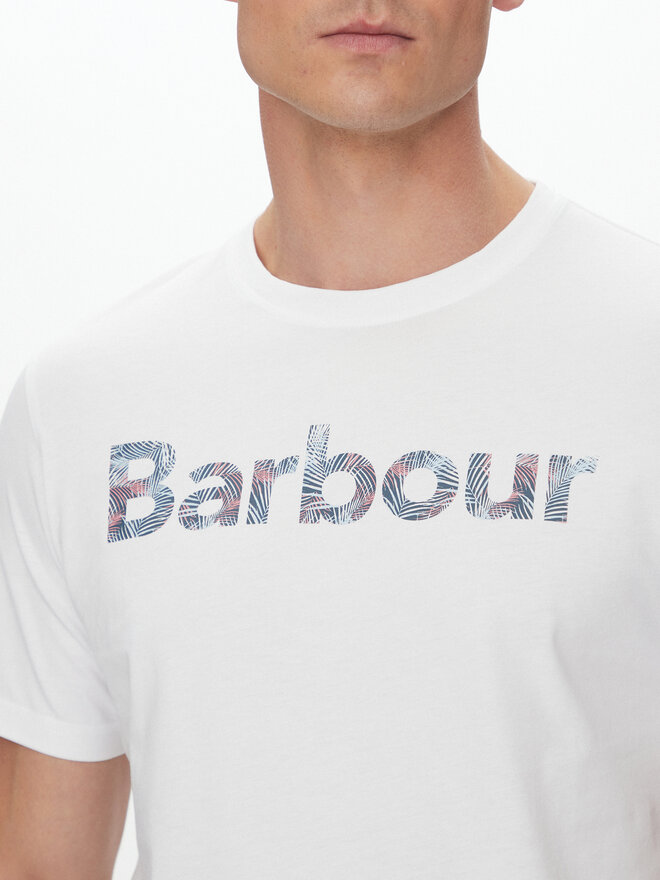 Barbour Barbour T-Shirt Devon MTS1391WH11 Weiß Regular Fit