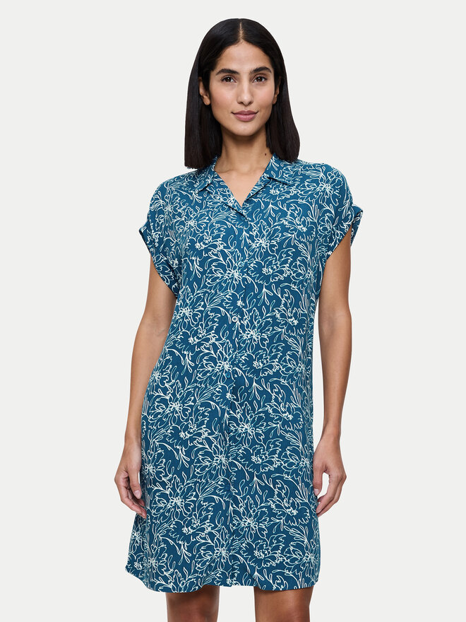 Triumph Triumph Hálóing Boyfriend 10222612 Kék Relaxed Fit