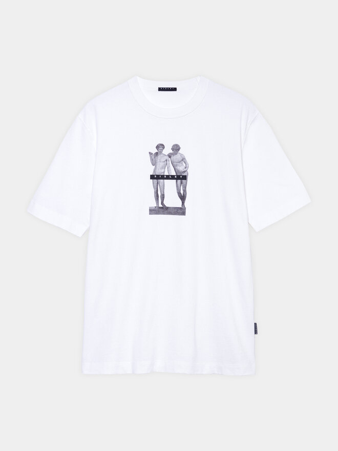 Sisley Sisley T-Shirt 3I1XS103I Weiß Regular Fit