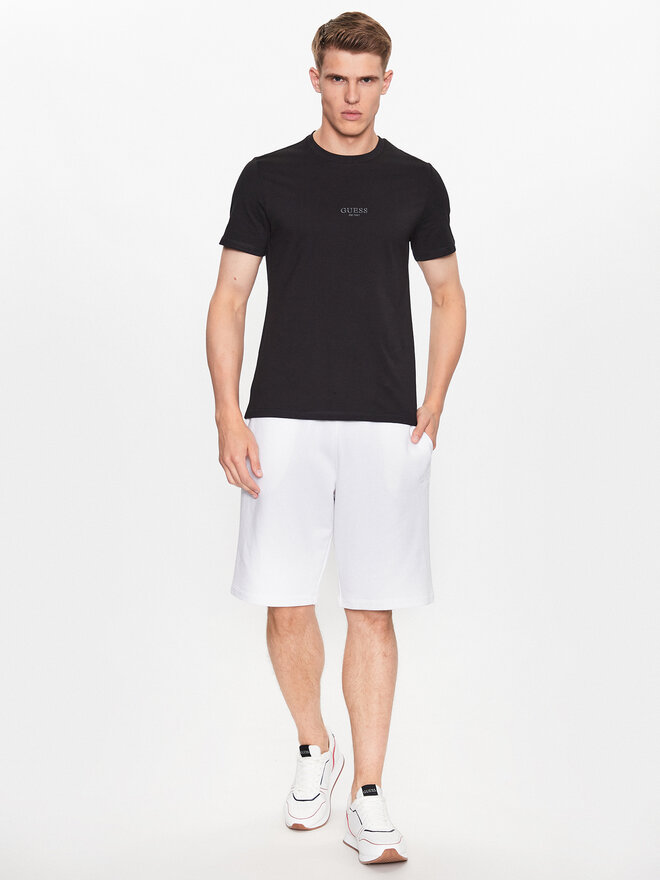 Guess Guess Marškinėliai Aidy M2YI72 I3Z14 Juoda Slim Fit