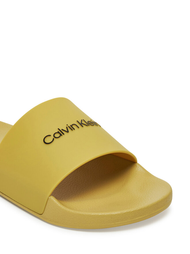 Calvin Klein Nazouváky Calvin Klein Pool Slide Rubber HM0HM00455 Zelená
