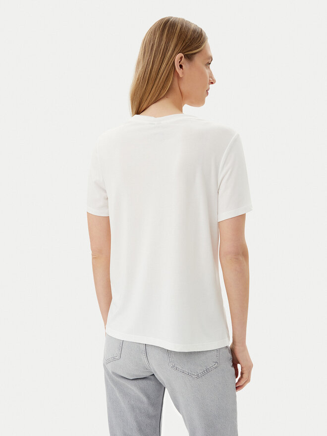 Pieces Pieces Marškinėliai Anora 17148789 Balta Regular Fit