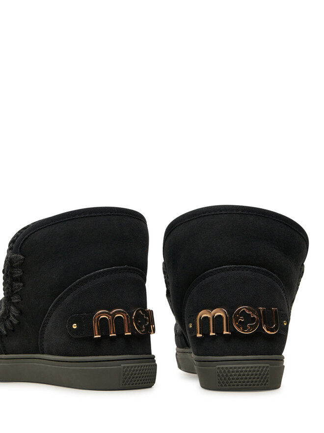 Mou Sněhule Mou Eskimo Sneaker Big Metal Logo FW111008A Černá