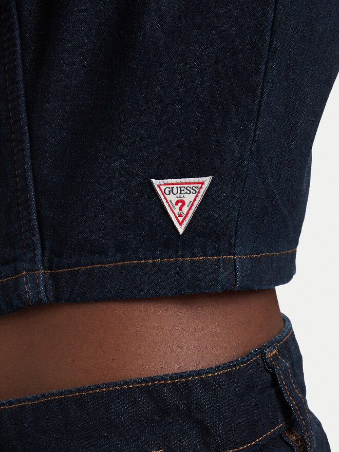 Guess Jeans Guess Jeans Жилет W6GHZ9 D7971 Cиній Regular Fit