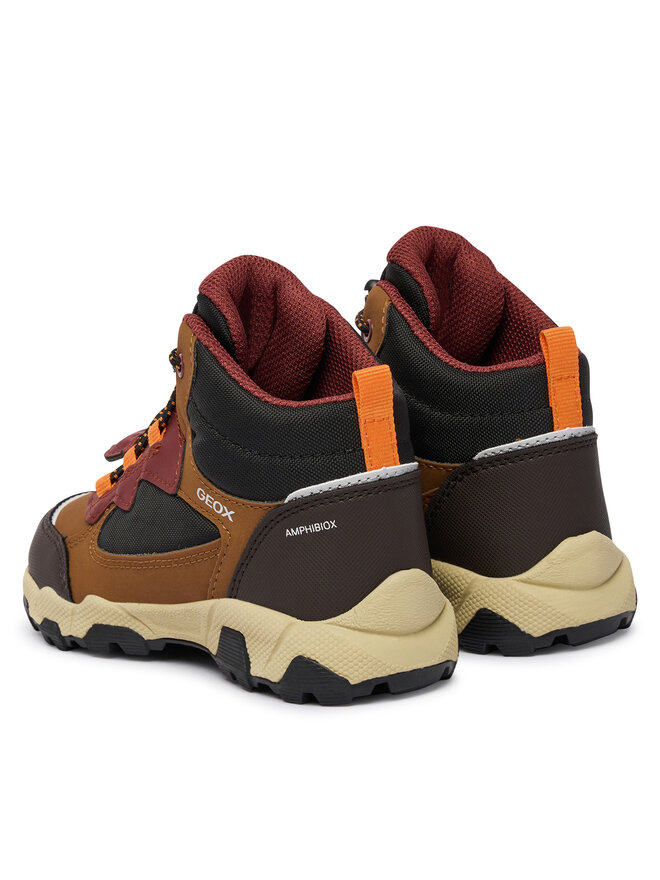 Geox Schnürschuhe Geox J Magnetar Boy B Abx J463ZC 050FU C6311 S Braun