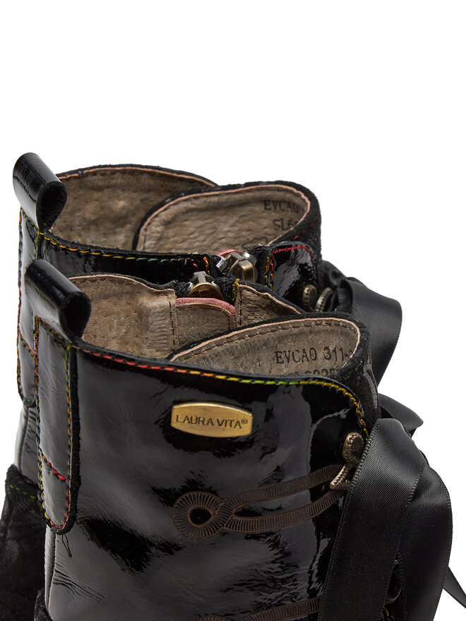Laura Vita Botines Laura Vita Evcao 311 Negro