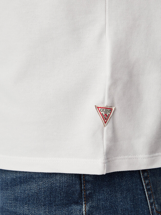 Guess Guess Poloshirt M6YP28 K4475 Weiß Slim Fit