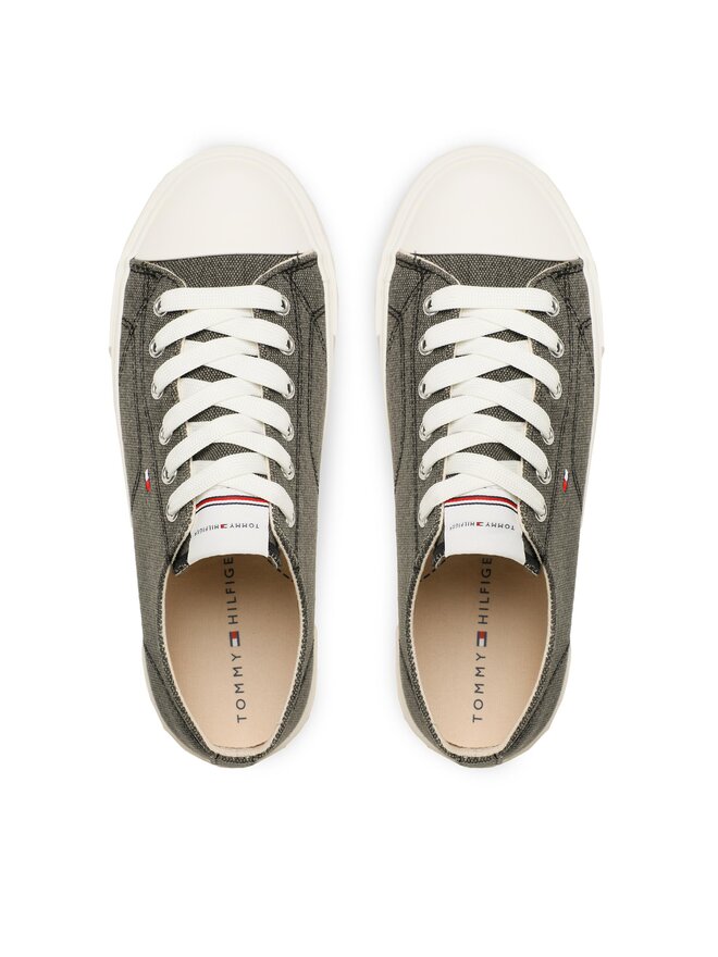 Tommy Hilfiger Bambas Tommy Hilfiger Low Cut Lce-Up T3X9-32827-0890 S Negro