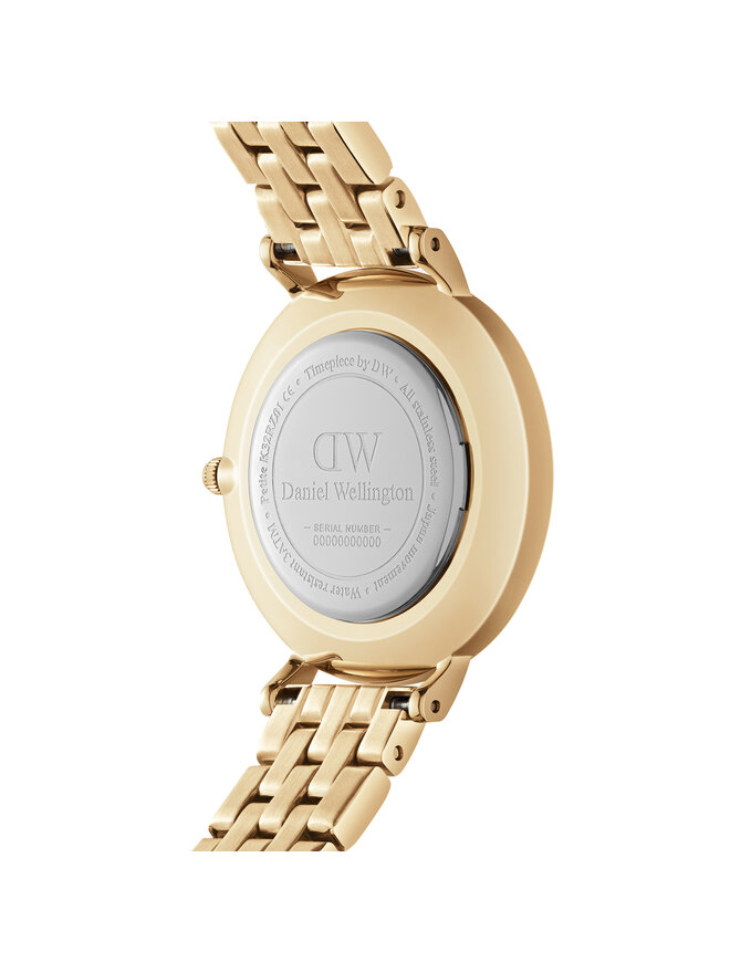 Daniel Wellington Zegarek Daniel Wellington Petite Roman Numerals 5-Link DW00100682 Złoty