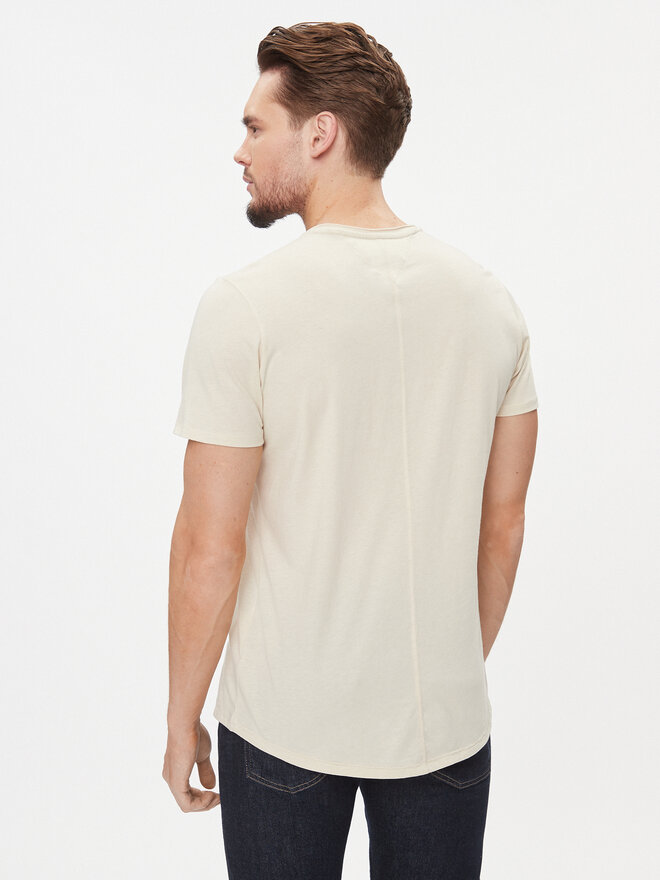 Tommy Jeans Tommy Jeans Marškinėliai Jaspe DM0DM09586 Smėlio Slim Fit