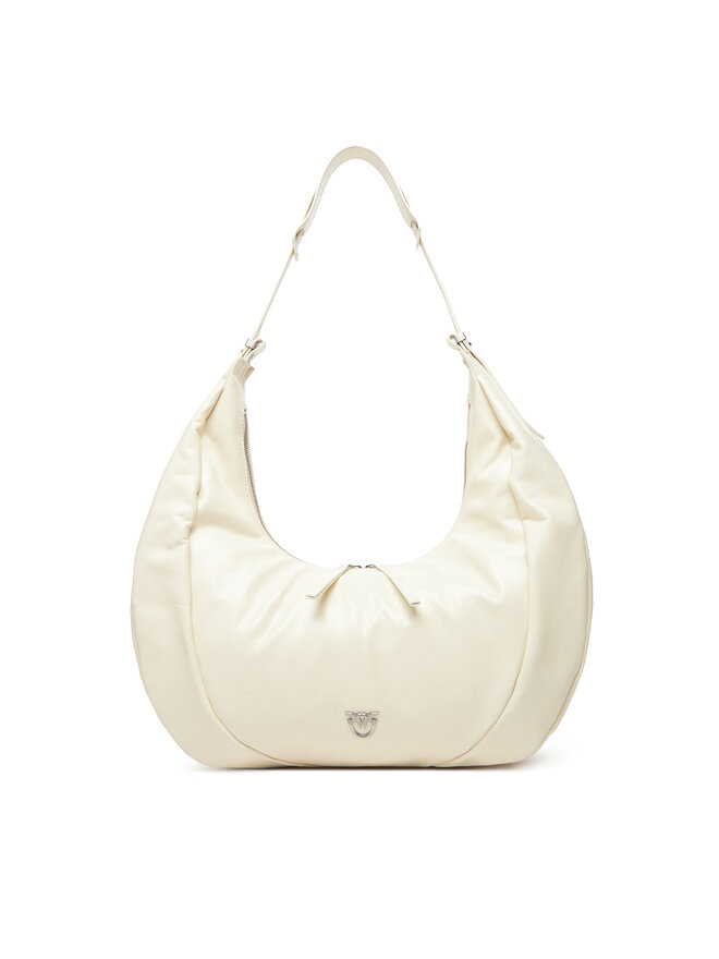 PINKO Kabelka PINKO Slouchy Hobo Big PE 25 PLTT 104295 A26J Écru