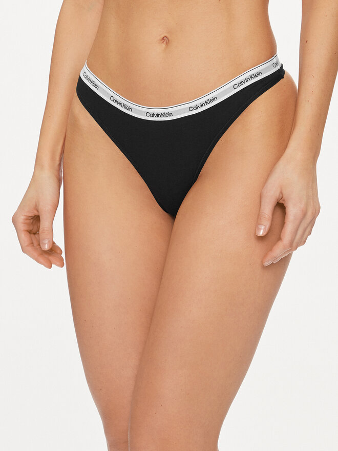 Calvin Klein Underwear Calvin Klein Underwear Στρίνγκ 000QD5043E Μαύρο