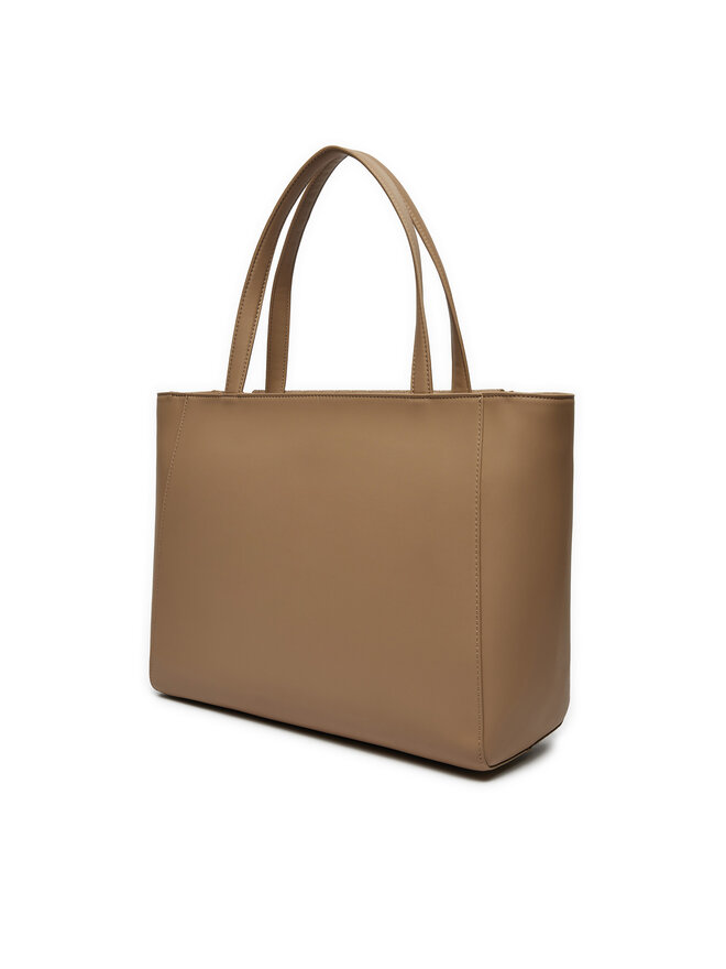 Calvin Klein Τσάντα Calvin Klein Ck Medium Shopper W/Pocket_Mono K60K613136 Καφέ