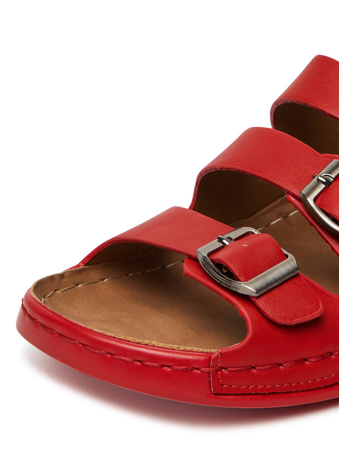 Clara Barson Pantoletten Clara Barson WFA3730-1 Rot