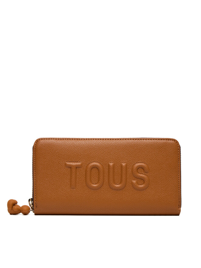 TOUS Голям дамски портфейл TOUS Brenda 2002105444 Кафяв