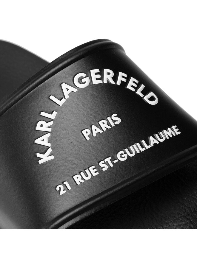KARL LAGERFELD Şlapi KARL LAGERFELD KL80908 Negru